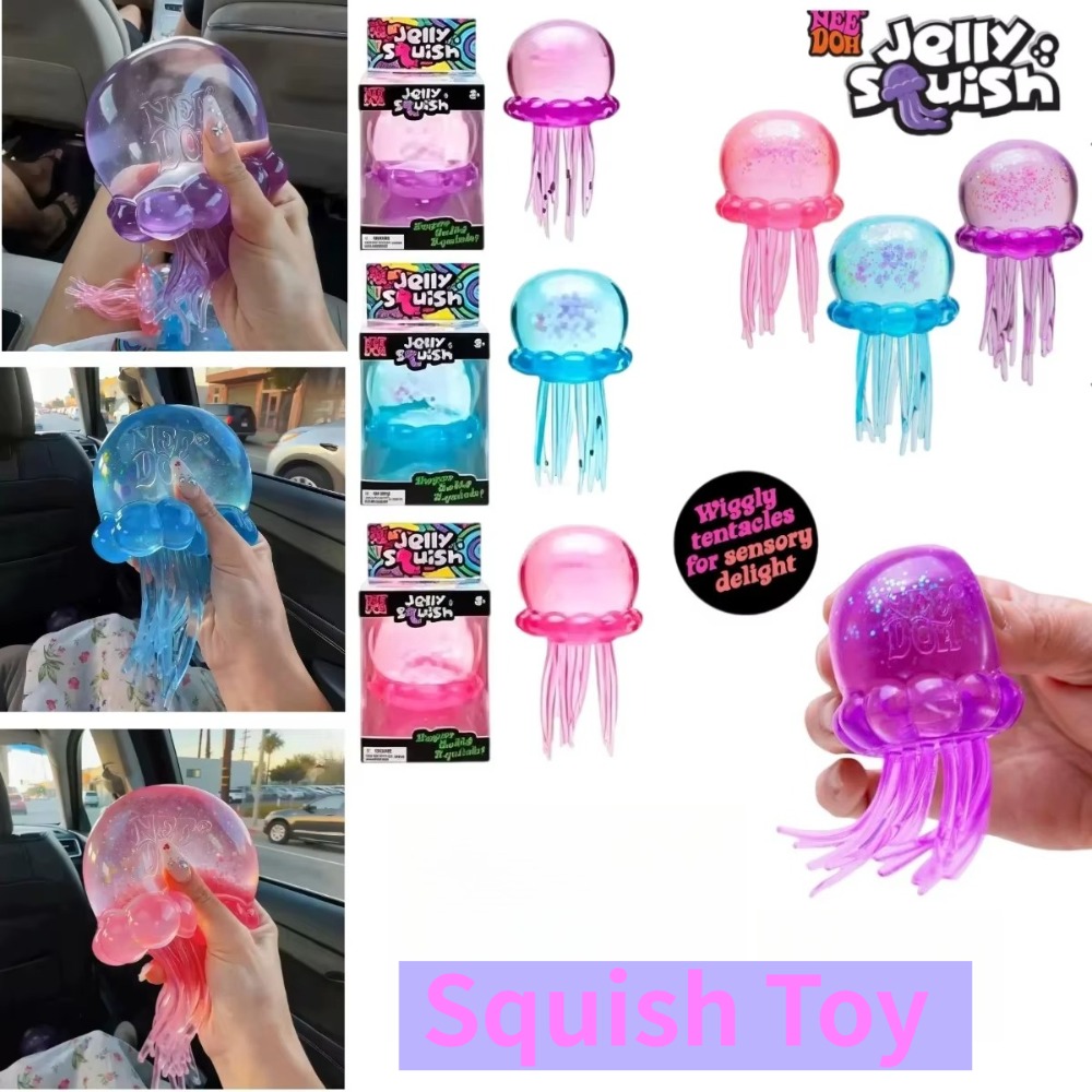Fidget Cube Original - Schylling Nee Doh, Mainan Berbentuk Ubur-ubur