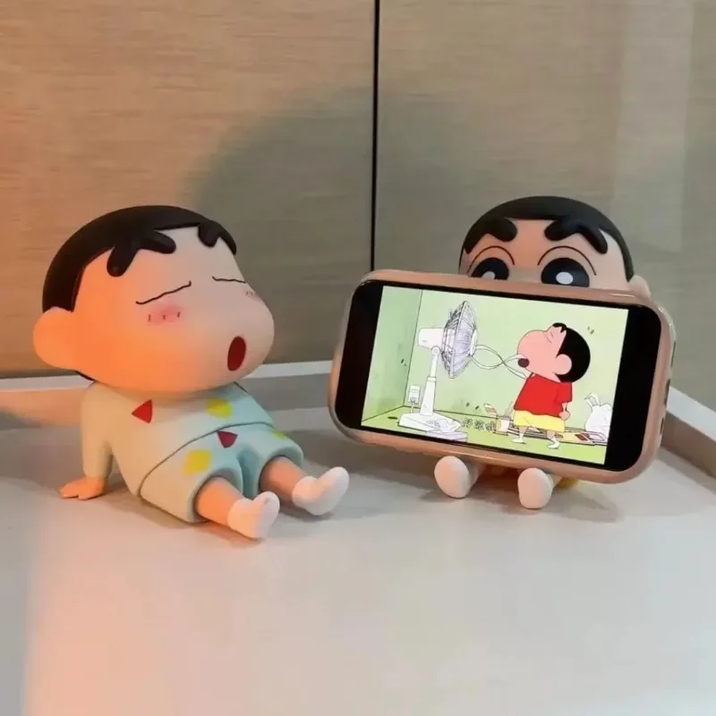 Vinyl Figure Blank - Figur Anime Crayon Shin-Chan, Tempat Ponsel,