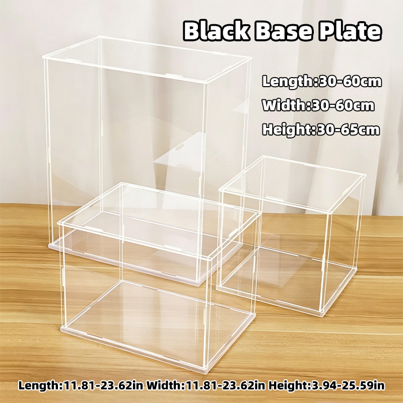 Display Case Acrylic - Kotak Display Akrilik Transparan Terpasang dengan